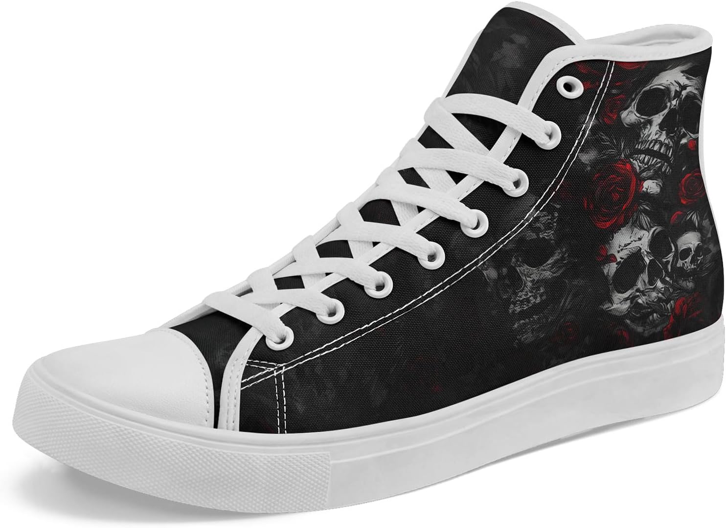 Мужские высокие кеды AWSOLE из холщовой ткани, стильные готические с черепом, повседневные кроссовки унисекс, дышащие и легкие, белый/черный/серый/светло-серый/темно-красный
Мужские высокие кеды AWSOLE из холщовой ткани, стильные готические с черепом, повседневные кроссовки унисекс, дышащие и легкие, белый/черный/серый/светло-серый/темно-красный