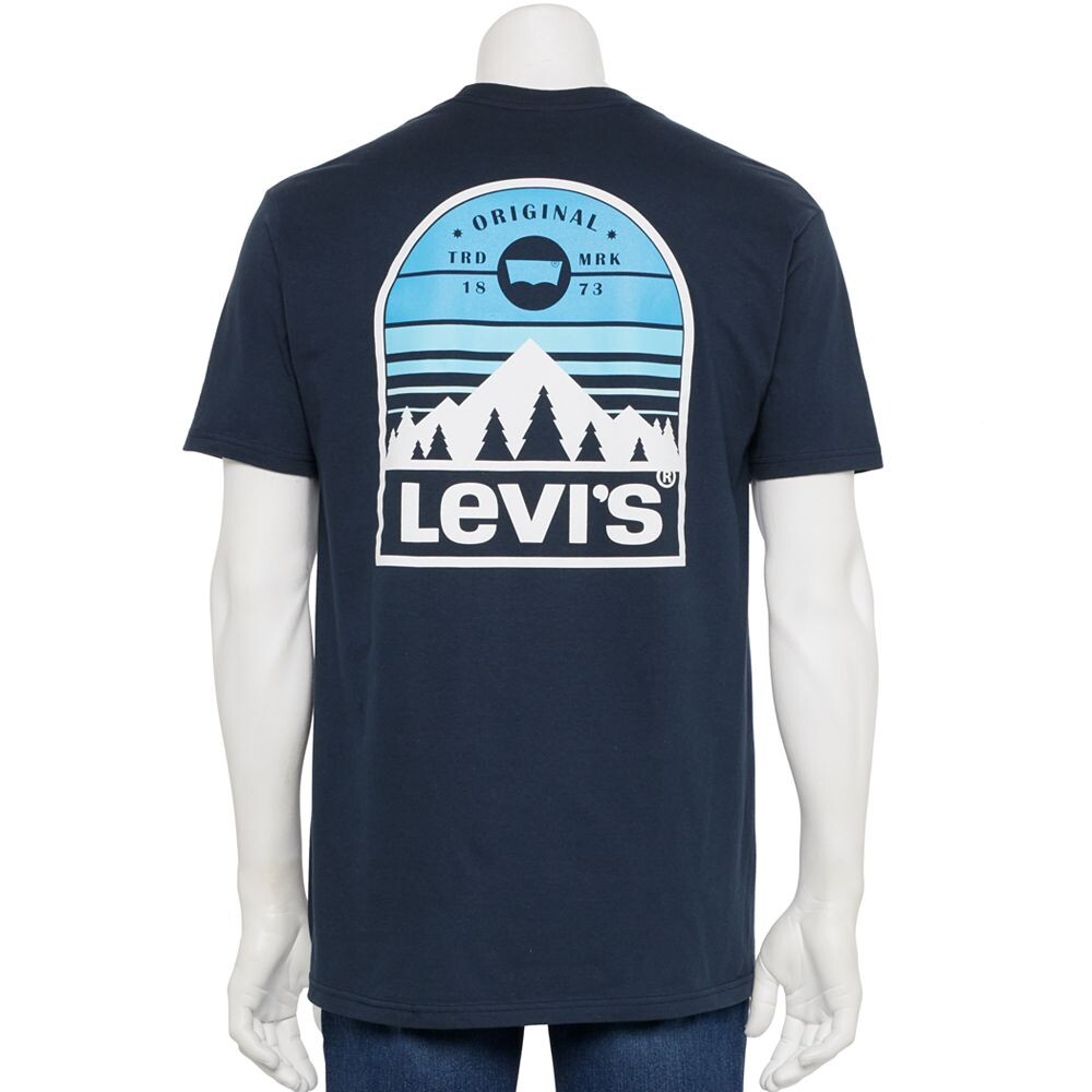 Мужская футболка свободного кроя с короткими рукавами и рисунком Levi's, цвет Redwoods Navy
Мужская футболка свободного кроя с короткими рукавами и рисунком Levi's, цвет Redwoods Navy