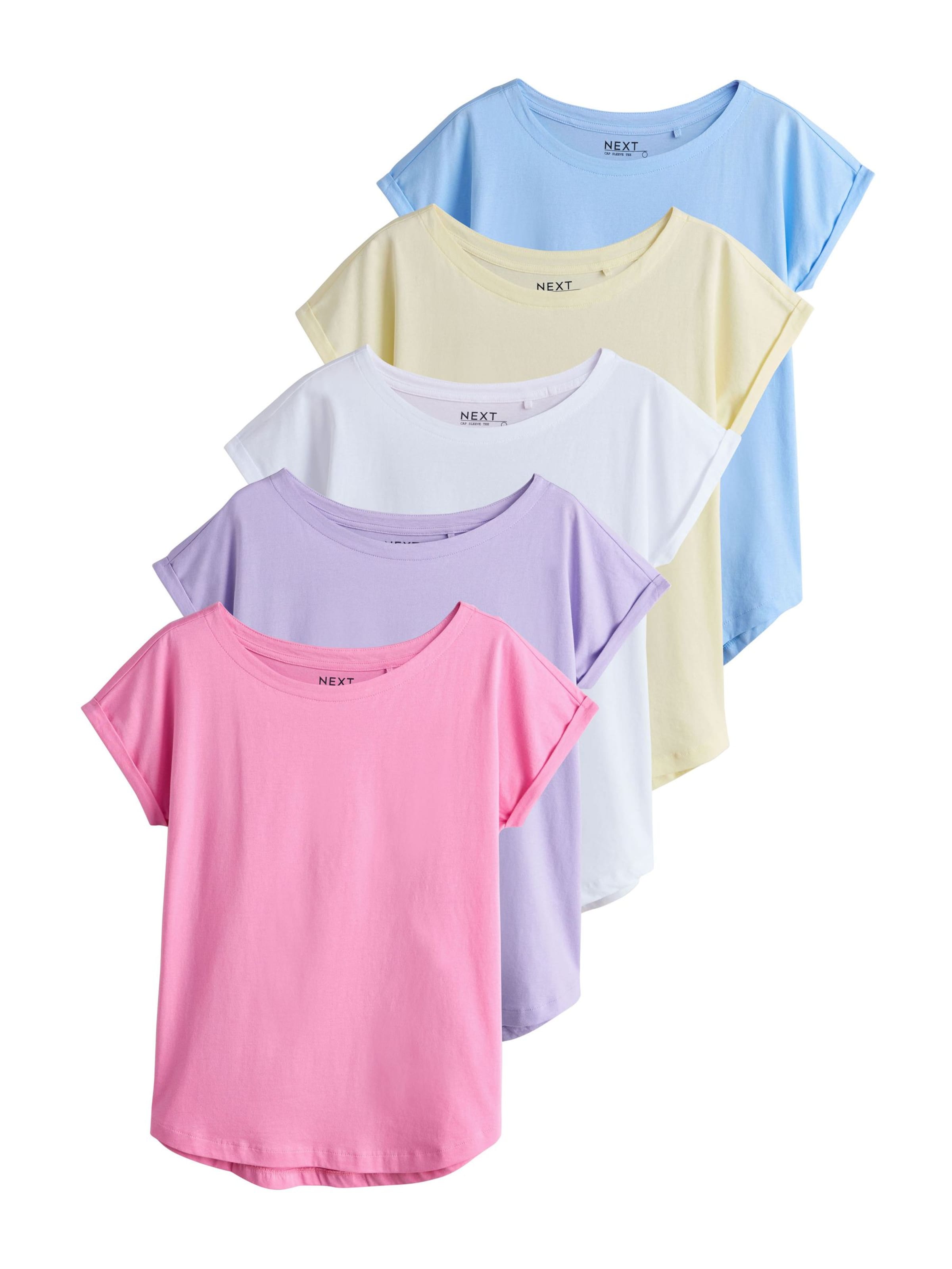 Next Футболка в цветах светло-голубой, светло-желтый, лавандовый, светло-розовый, белый
Next Футболка в цветах светло-голубой, светло-желтый, лавандовый, светло-розовый, белый