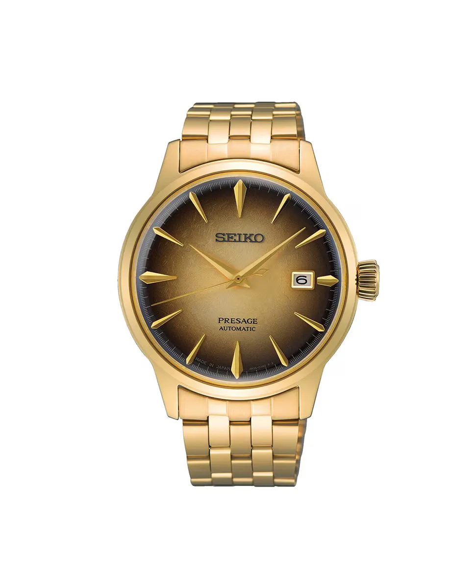 Мужские часы Presage SRPK48J1 с автоматическим ремешком из стали и золота Seiko, золотой
Мужские часы Presage SRPK48J1 с автоматическим ремешком из стали и золота Seiko, золотой