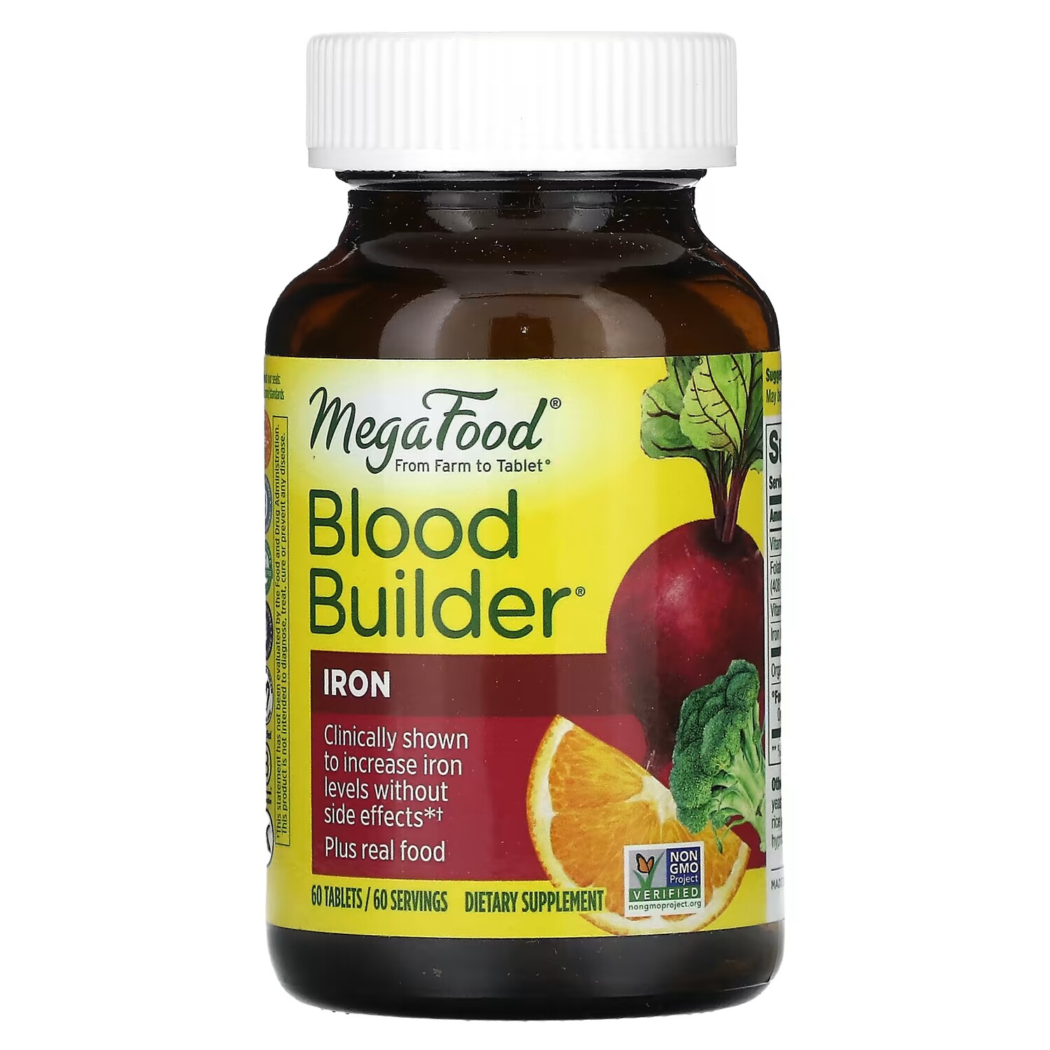 Железо MegaFood Blood Builder Iron, 60 таблеток
Железо MegaFood Blood Builder Iron, 60 таблеток