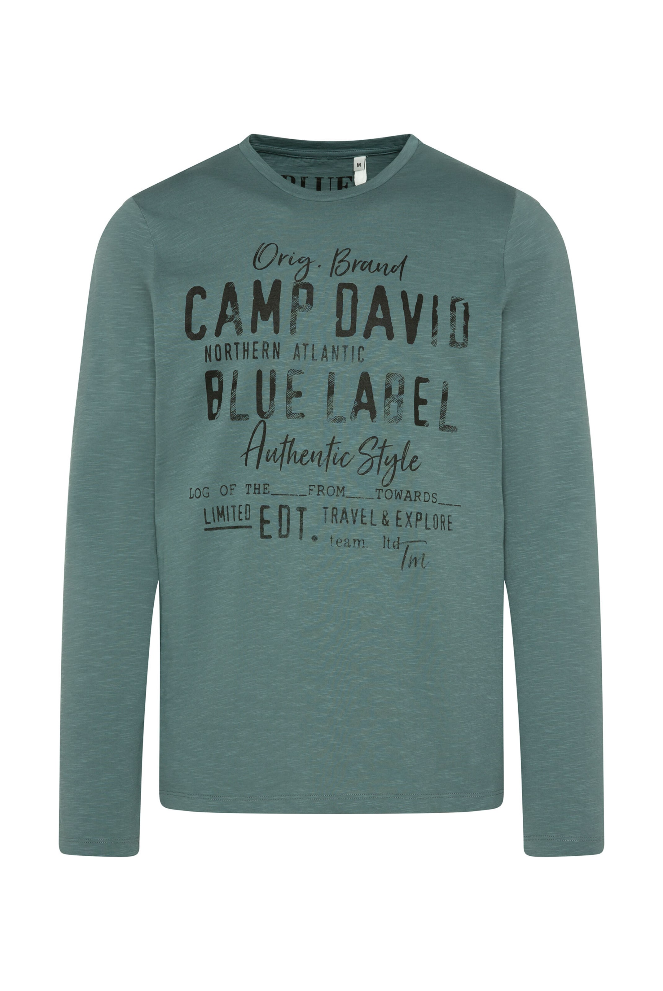 CAMP DAVID Лонгслив в зеленом цвете
CAMP DAVID Лонгслив в зеленом цвете