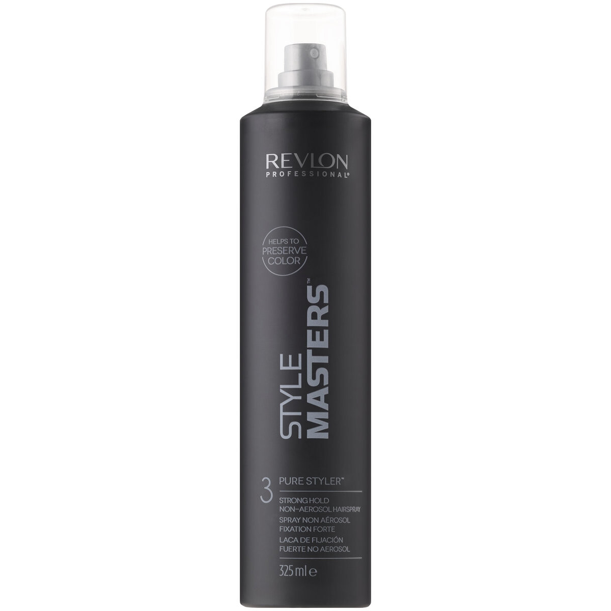 Revlon, Style Masters Pure Styler, спрей для сильной укладки волос, профессиональный салонный эффект, 325мл
Revlon, Style Masters Pure Styler, спрей для сильной укладки волос, профессиональный салонный эффект, 325мл