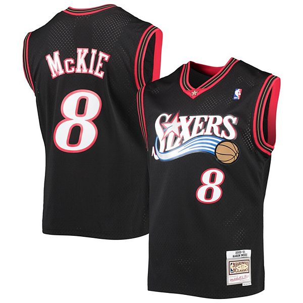 Мужская черная футболка Philadelphia 76ers Aaron McKie Hardwood Classics Swingman Mitchell & Ness
Мужская черная футболка Philadelphia 76ers Aaron McKie Hardwood Classics Swingman Mitchell & Ness