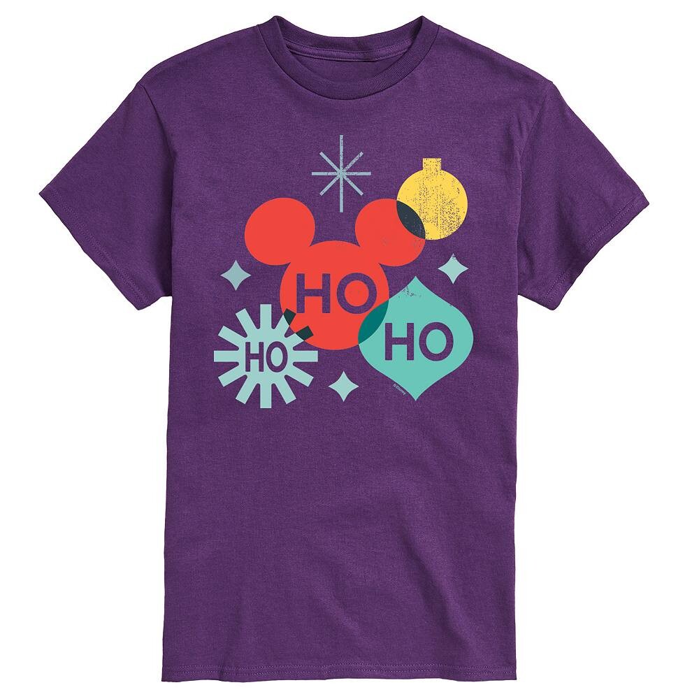 Мужская праздничная футболка с рисунком Микки Мауса Disney's Ho Ho Ho Shapes, фиолетовый
Мужская праздничная футболка с рисунком Микки Мауса Disney's Ho Ho Ho Shapes, фиолетовый