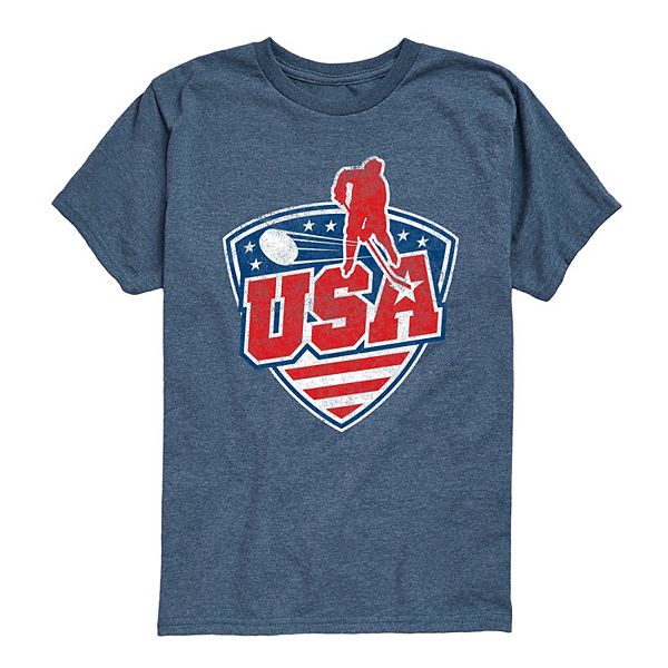 Футболка с принтом Boys 8-20 usa hockey distressed Licensed Character, Heather Blue
Футболка с принтом Boys 8-20 usa hockey distressed Licensed Character, Heather Blue