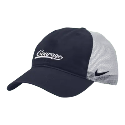 Бейсболка Nike North Carolina Courage Heritage86 Soccer Trucker Hat, цвет College Navy
Бейсболка Nike North Carolina Courage Heritage86 Soccer Trucker Hat, цвет College Navy