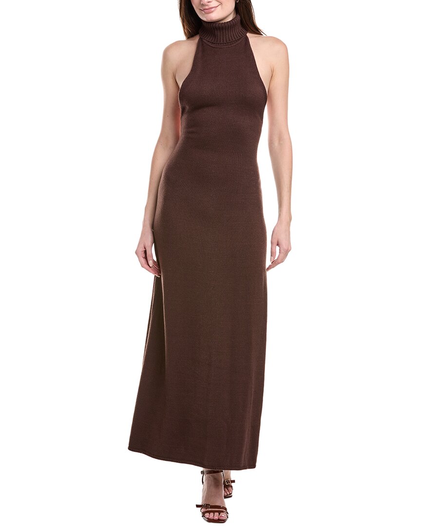 WeWoreWhat Макси-платье с открытой спиной и на бретелях, коричневый
WeWoreWhat Макси-платье с открытой спиной и на бретелях, коричневый