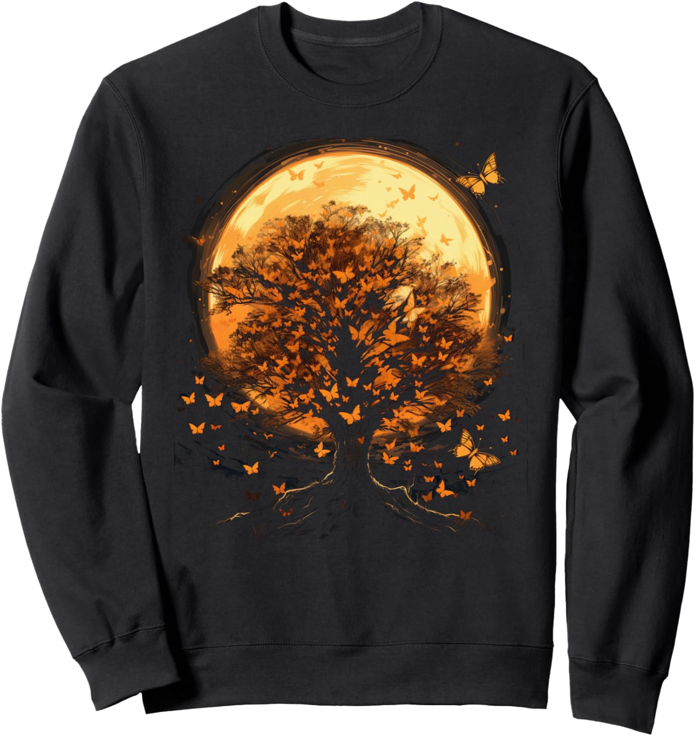 Осенняя толстовка с изображением осенних листьев, дерева и бабочки Autumn Design With Butterflies And Trees, черный
Осенняя толстовка с изображением осенних листьев, дерева и бабочки Autumn Design With Butterflies And Trees, черный
