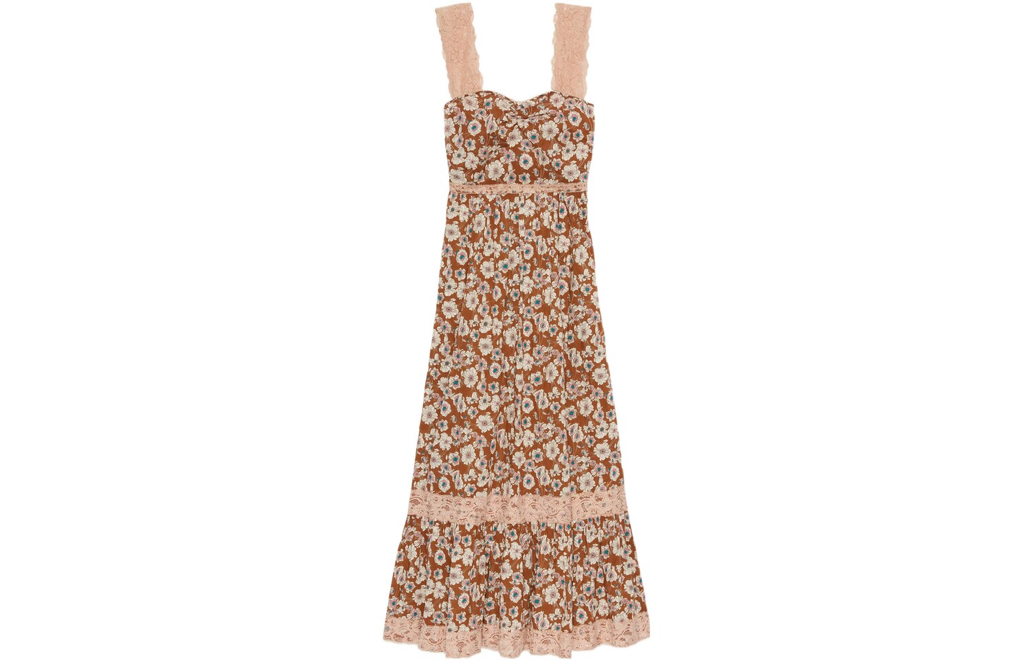 Платье женское Gucci Floral-print, коричневый
Платье женское Gucci Floral-print, коричневый