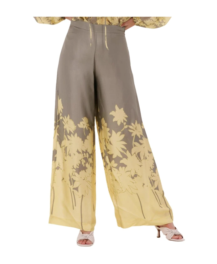 Широкие желтые брюки Ottod'Ame, мультиколор
Широкие желтые брюки Ottod'Ame, мультиколор
