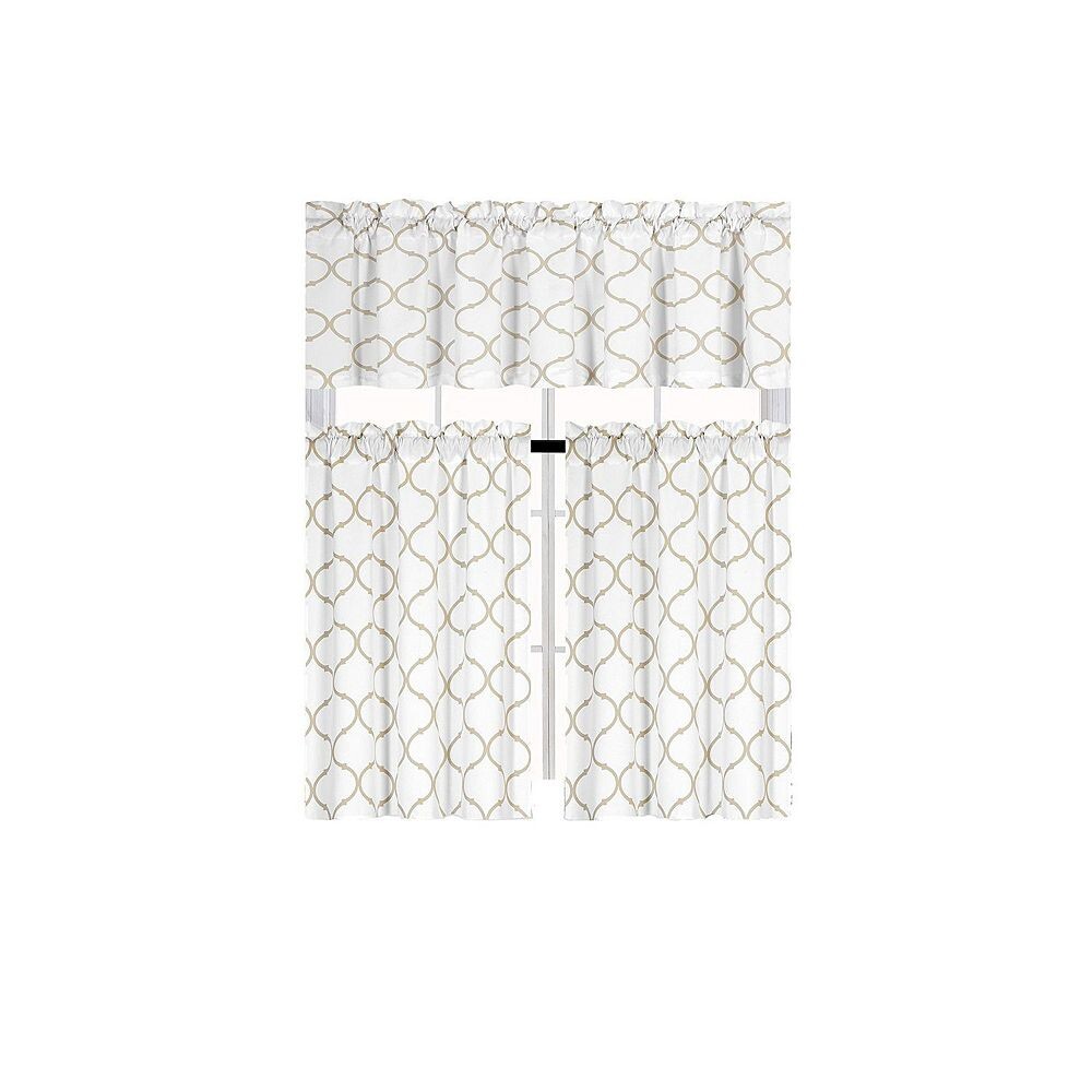 Kate Aurora Living Shabby Trellis, комплект штор для кухни в стиле кафе, ярус и балдахин из 3 предметов, цвет Taupe
Kate Aurora Living Shabby Trellis, комплект штор для кухни в стиле кафе, ярус и балдахин из 3 предметов, цвет Taupe