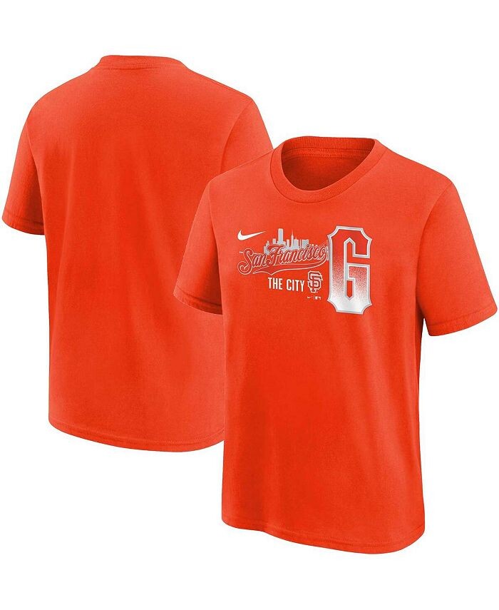Оранжевая футболка Big Boys San Francisco Giants City Connect с графическим рисунком Nike, оранжевый
Оранжевая футболка Big Boys San Francisco Giants City Connect с графическим рисунком Nike, оранжевый