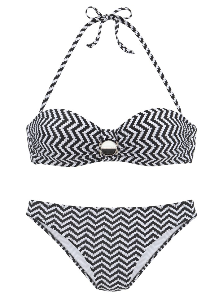 Комплект бикини JETTE, цвет schwarz/weiß 
Комплект бикини JETTE, цвет schwarz/weiß