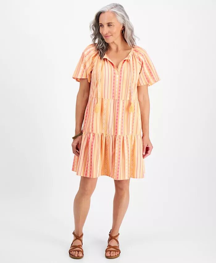Многоуровневое платье Petite Mountain Stripe Style & Co, мультиколор
Многоуровневое платье Petite Mountain Stripe Style & Co, мультиколор
