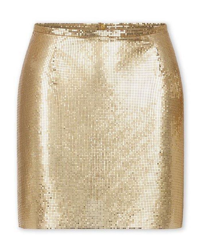 Металлическая мини-юбка Rabanne, золотой
Металлическая мини-юбка Rabanne, золотой