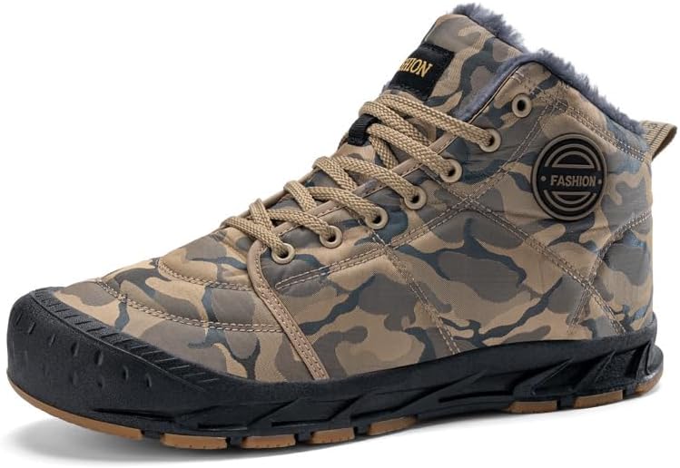 Мужские зимние снежные ботинки Qacksv с водонепроницаемой утепленной меховой подкладкой, походные, противоскользящие, удобные для прогулок на открытом воздухе, бежевый
Мужские зимние снежные ботинки Qacksv с водонепроницаемой утепленной меховой подкладкой, походные, противоскользящие, удобные для прогулок на открытом воздухе, бежевый