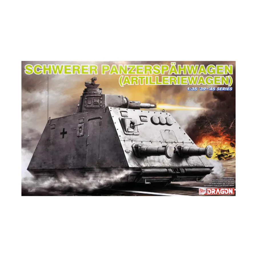 Шверер Панцерспахваген (Артиллерияваген), Dragon Models - '39 to '45 Series - Germany (1:35)
Шверер Панцерспахваген (Артиллерияваген), Dragon Models - '39 to '45 Series - Germany (1:35)