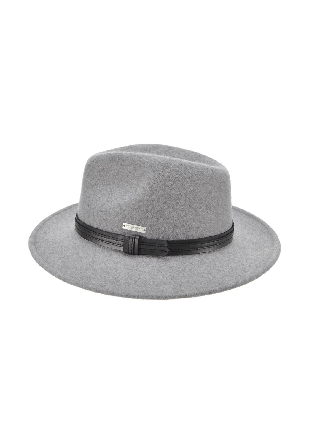 Федора из шерстяного фетра с чехлом из черной искусственной кожи 70425-1 SEEBERGER, цвет Rauchgrau
Федора из шерстяного фетра с чехлом из черной искусственной кожи 70425-1 SEEBERGER, цвет Rauchgrau