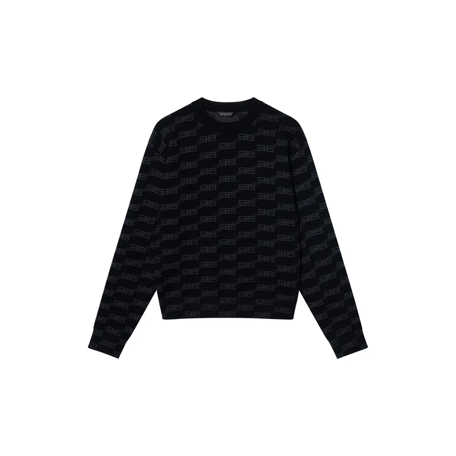 Bb Monogram Crewneck Balenciaga, черный
Bb Monogram Crewneck Balenciaga, черный