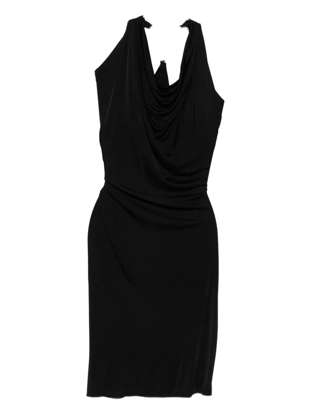 Платье с драпировкой и воротником-хомут Rick Owens Lilies, черный
Платье с драпировкой и воротником-хомут Rick Owens Lilies, черный