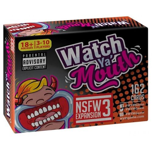Настольная игра Watch Ya Mouth Nsfw Expansion Pack 3 VR Distribution
Настольная игра Watch Ya Mouth Nsfw Expansion Pack 3 VR Distribution