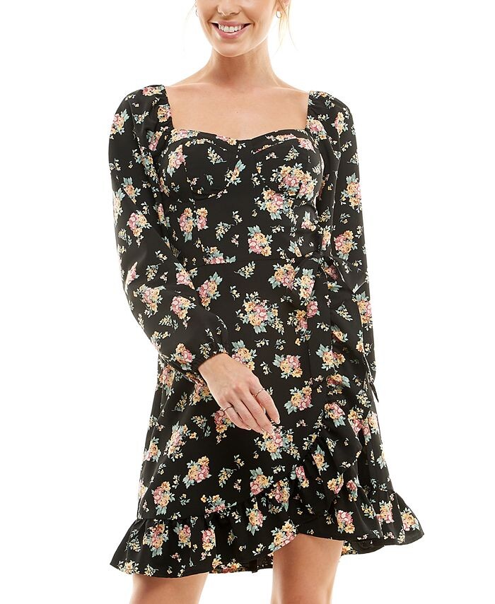 Платье в форме сердца с длинными рукавами As U Wish, мультиколор, Черный, Платье в форме сердца с длинными рукавами As U Wish, мультиколор 
Платье в форме сердца с длинными рукавами As U Wish, мультиколор, Черный, Платье в форме сердца с длинными рукавами As U Wish, мультиколор