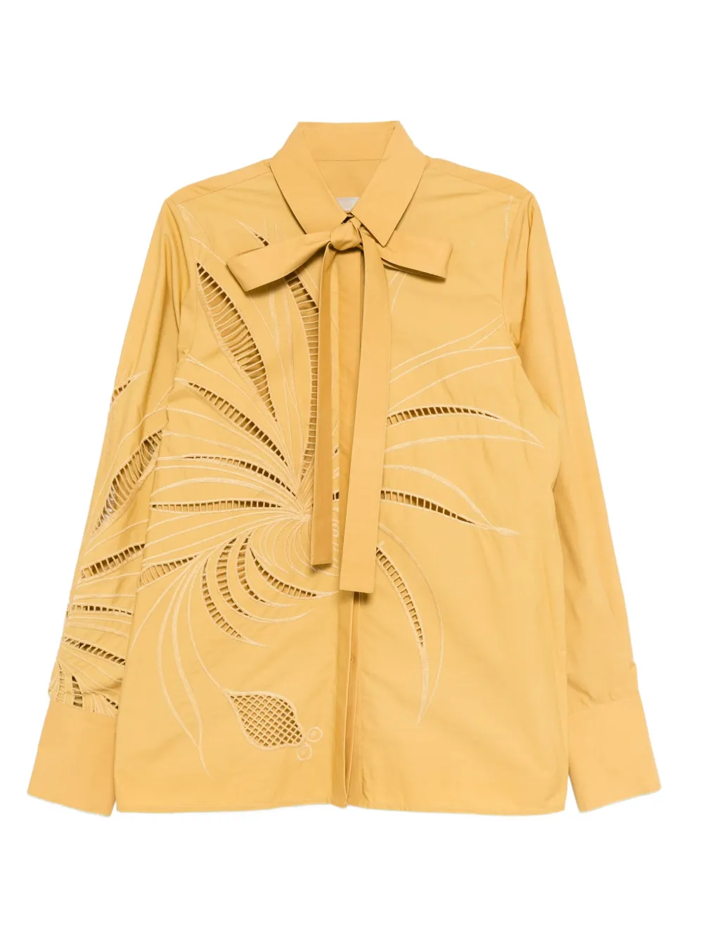 Рубашка с вышивкой Elie Saab, желтый
Рубашка с вышивкой Elie Saab, желтый