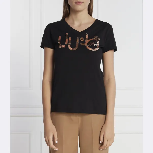 Футболка стандартного кроя Liu Jo, черный
Футболка стандартного кроя Liu Jo, черный