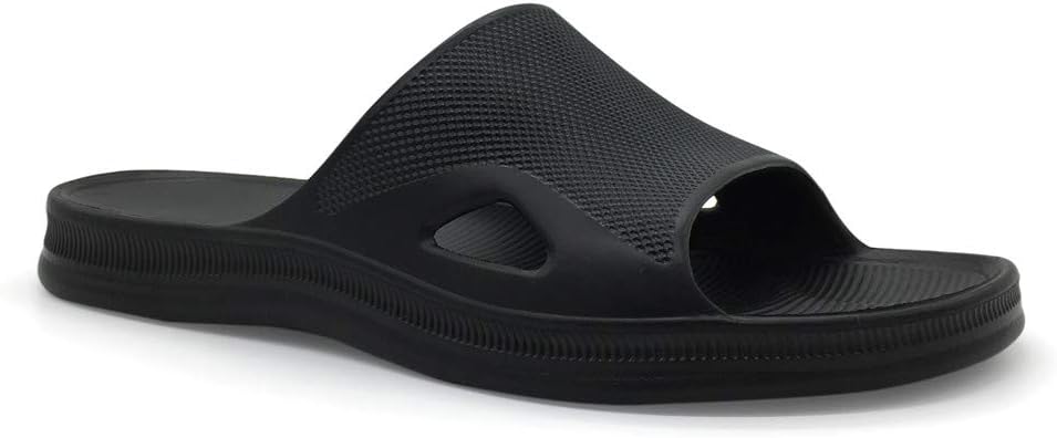 Мужские шлепанцы FUNKYMONKEY для душа - нескользящие, быстро сохнущие сандалии для мужчин - легкие шлепанцы для бассейна, пляжа и ванной, для дома и улицы, темно-черный
Мужские шлепанцы FUNKYMONKEY для душа - нескользящие, быстро сохнущие сандалии для мужчин - легкие шлепанцы для бассейна, пляжа и ванной, для дома и улицы, темно-черный