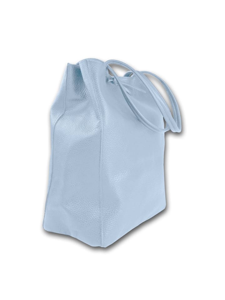 Кожаная сумка-шоппер, наплечная сумка Toscanto, светло-голубая, примерно 28 см
Кожаная сумка-шоппер, наплечная сумка Toscanto, светло-голубая, примерно 28 см