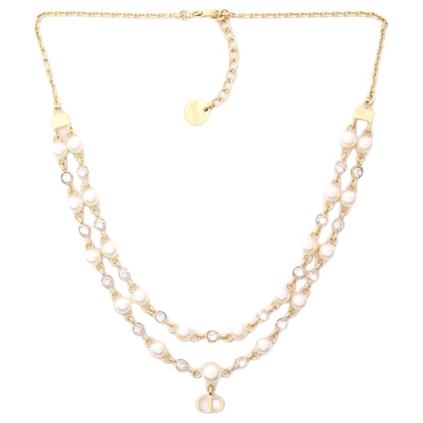 DIOR Ожерелье из смолы, жемчуга и кристаллов мужское gold
DIOR Ожерелье из смолы, жемчуга и кристаллов мужское gold