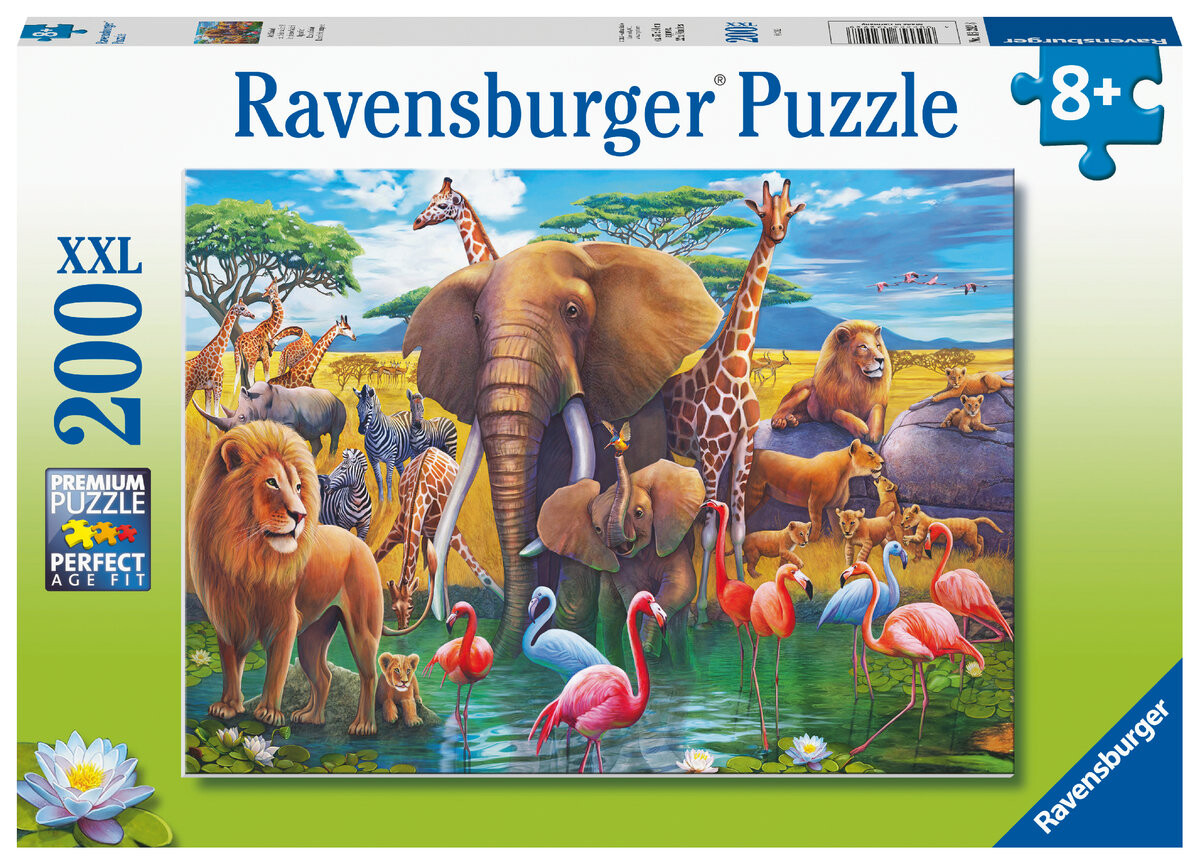 Пазл Ravensburger для детей XXL Дикие животные, 200 шт.
Пазл Ravensburger для детей XXL Дикие животные, 200 шт.
