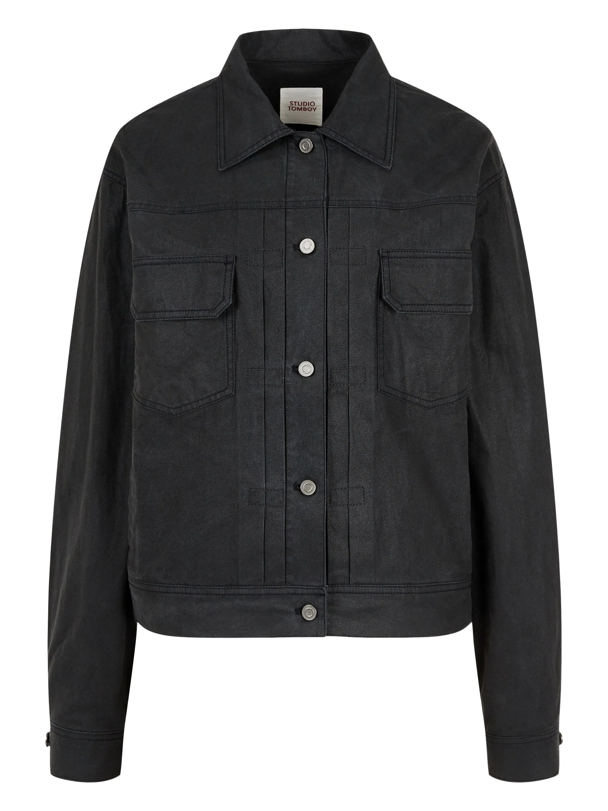 Куртка на пуговицах Studio Tomboy, черный
Куртка на пуговицах Studio Tomboy, черный