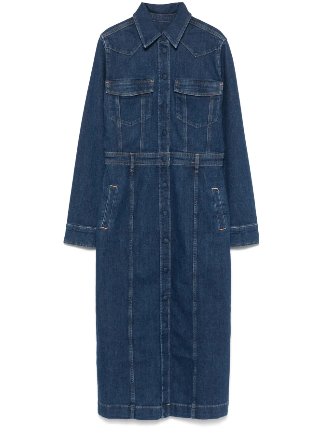 Роскошное платье миди 7 For All Mankind, синий
Роскошное платье миди 7 For All Mankind, синий