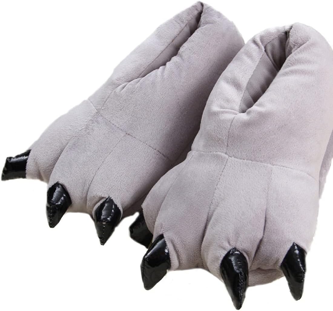 HANDKEI Унисекс мягкие и забавные тапочки-лапы для взрослых и детей, домашняя одежда с мехом, тапочки в виде лап, серый
HANDKEI Унисекс мягкие и забавные тапочки-лапы для взрослых и детей, домашняя одежда с мехом, тапочки в виде лап, серый