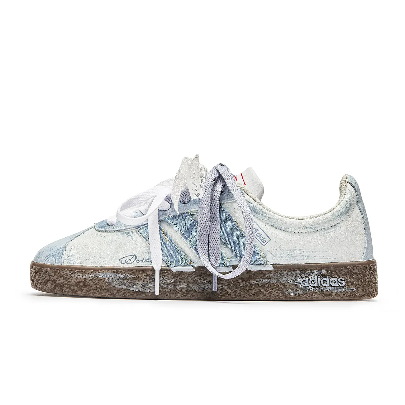 Adidas Neo VL Court 2.0 Low Top Skateboard Shoes Unisex Blue Brown
Adidas Neo VL Court 2.0 Low Top Skateboard Shoes Unisex Blue Brown