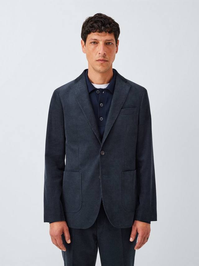 Однобортный пиджак из вельвета Regular Fit John Lewis, Navy
Однобортный пиджак из вельвета Regular Fit John Lewis, Navy