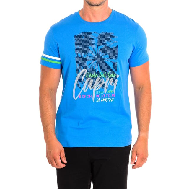 Мужская футболка с коротким рукавом tmr307 js206 La Martina, синий
Мужская футболка с коротким рукавом tmr307 js206 La Martina, синий