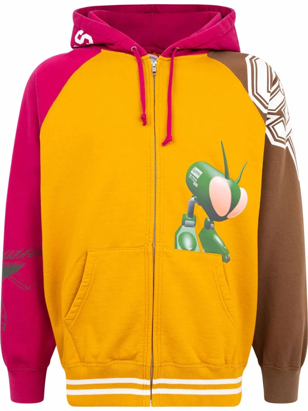 Худи на молнии из коллаборации с Junya Watanabe Supreme, желтый
Худи на молнии из коллаборации с Junya Watanabe Supreme, желтый