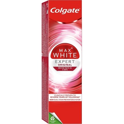 Max White Expert Оригинальная отбеливающая зубная паста 75 мл, Colgate
Max White Expert Оригинальная отбеливающая зубная паста 75 мл, Colgate