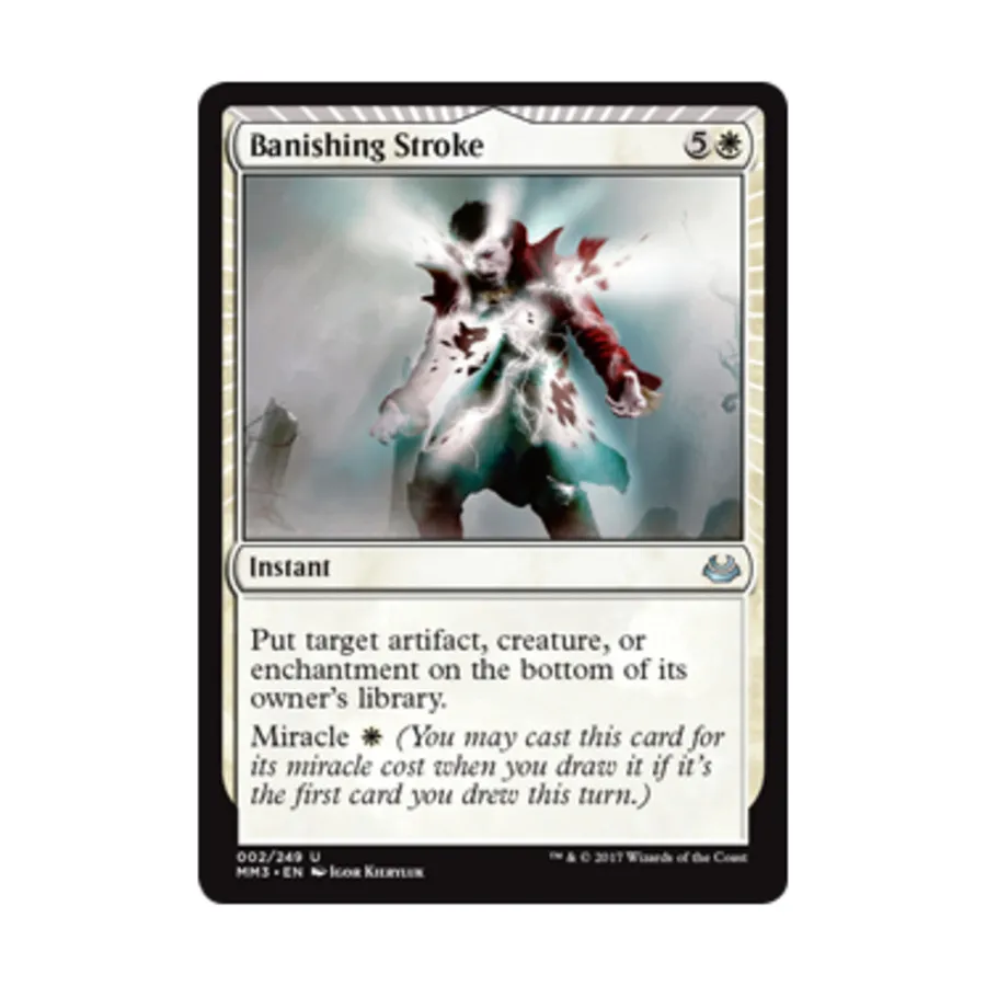 CCG Изгоняющий удар (U), MTG - Modern Masters 2017
CCG Изгоняющий удар (U), MTG - Modern Masters 2017