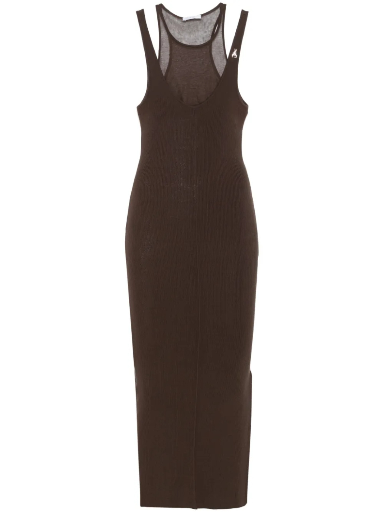 Вязаное платье миди Patrizia Pepe, коричневый
Вязаное платье миди Patrizia Pepe, коричневый