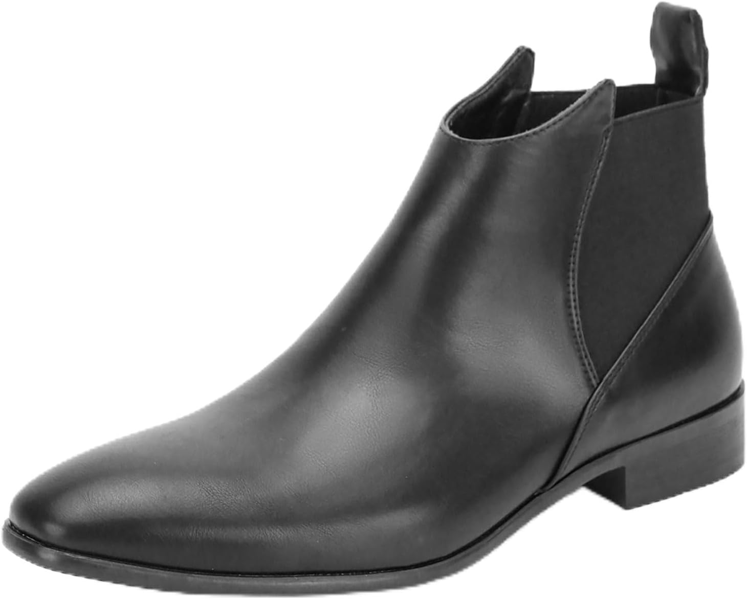 Мужские ботинки Челси с эластичной боковой резинкой, массивным низким каблуком, классические деловые, из ПУ, с удобным остроносым носком, без шнуровки, для работы и офиса Xhognls, черный
Мужские ботинки Челси с эластичной боковой резинкой, массивным низким каблуком, классические деловые, из ПУ, с удобным остроносым носком, без шнуровки, для работы и офиса Xhognls, черный