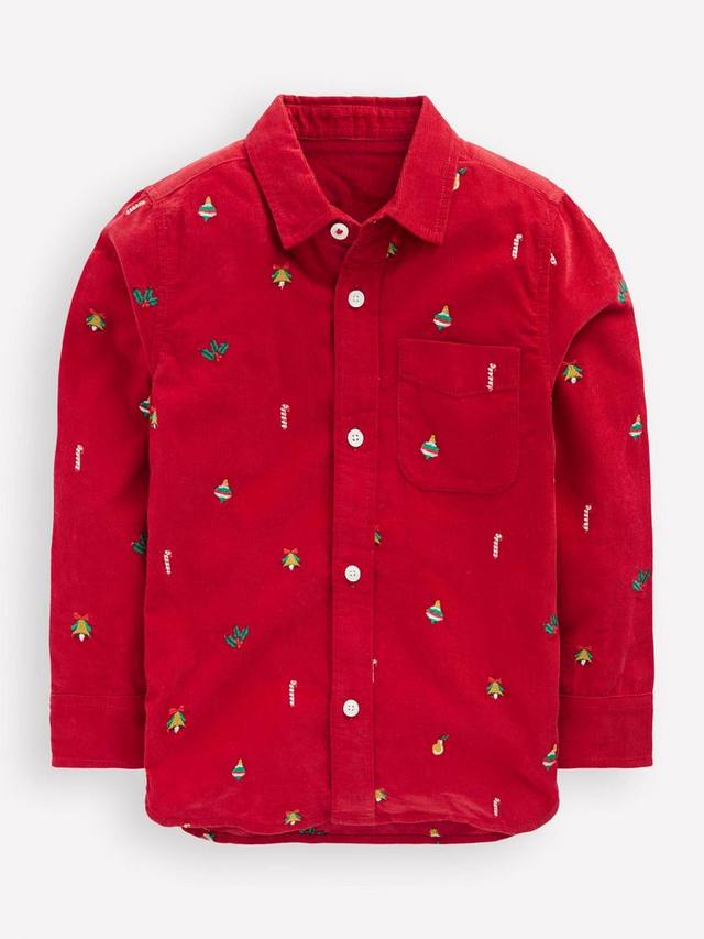 Детская вельветовая рубашка с длинными рукавами Mini Boden, Christmas Embroidery
Детская вельветовая рубашка с длинными рукавами Mini Boden, Christmas Embroidery