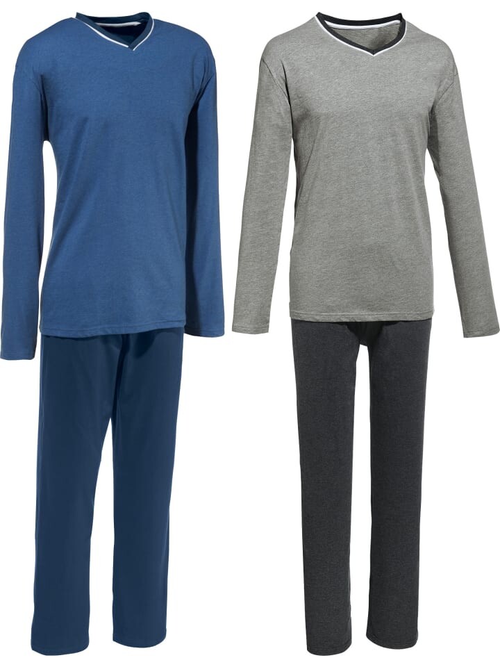 Пижама REDBEST 2er Pack, цвет blau/hellgrau-anthrazit meliert
Пижама REDBEST 2er Pack, цвет blau/hellgrau-anthrazit meliert