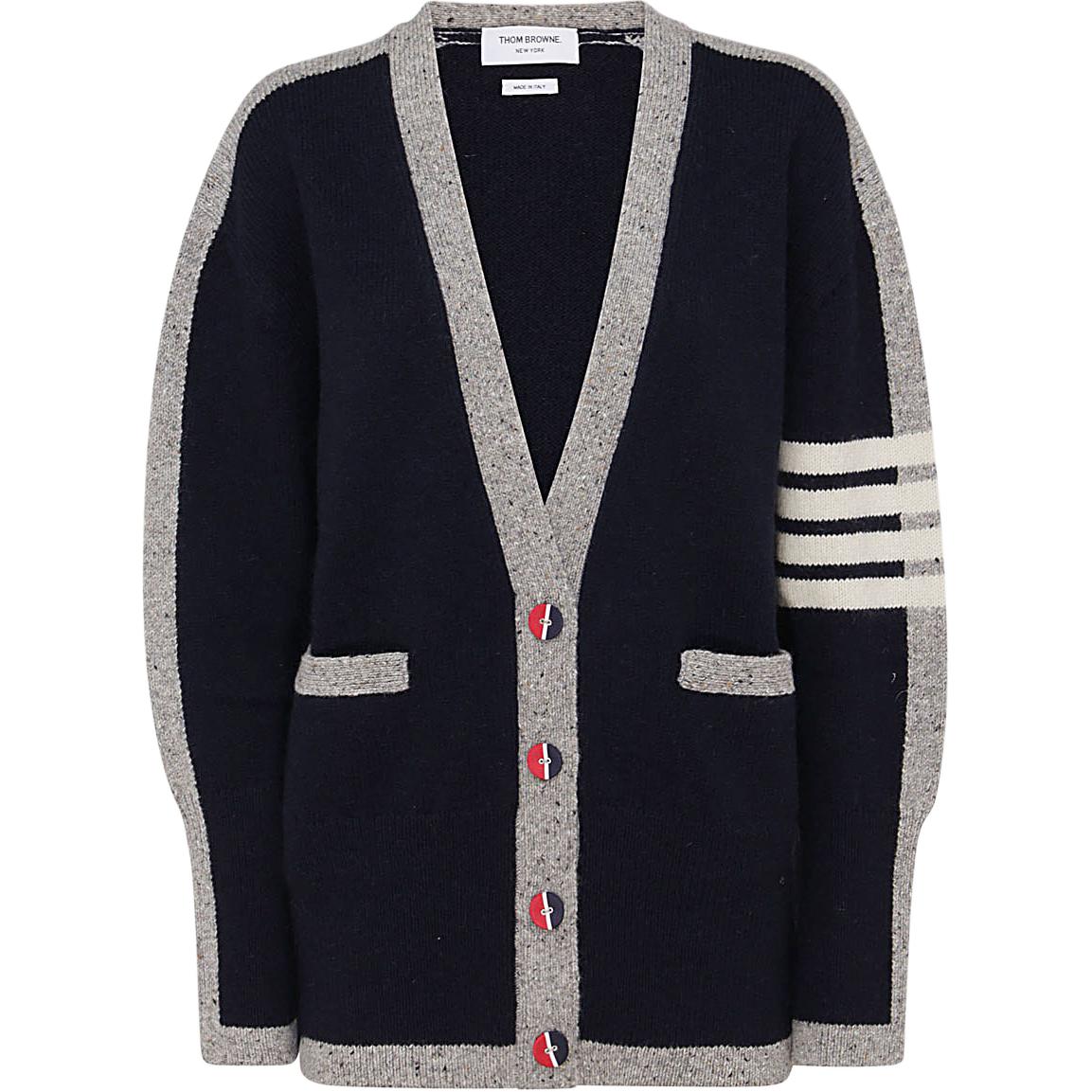 THOM BROWNE FW22 Вязаный свитер Women's Blue
THOM BROWNE FW22 Вязаный свитер Women's Blue