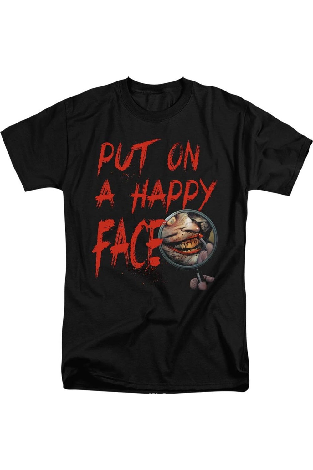 Футболка с коротким рукавом и принтом «Счастливое лицо Бэтмена» для взрослых Gildan, черный
Футболка с коротким рукавом и принтом «Счастливое лицо Бэтмена» для взрослых Gildan, черный