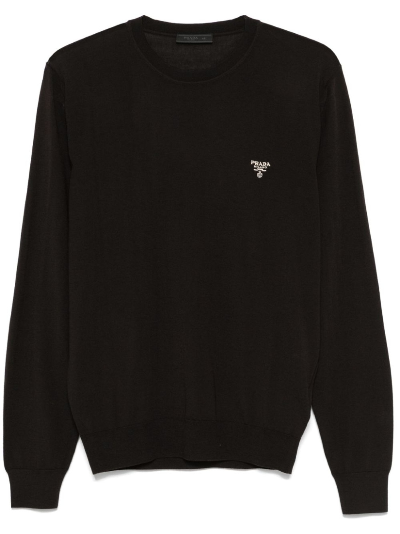 Prada свитер с вышитым логотипом, коричневый
Prada свитер с вышитым логотипом, коричневый