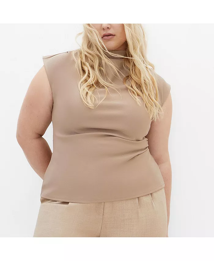 Топ Шарлиз Плюс Размер CITY CHIC, коричневый/бежевый
Топ Шарлиз Плюс Размер CITY CHIC, коричневый/бежевый